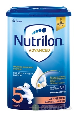 Nutrilon Advanced 5 batoľacia mliečna výživa v prášku (od 35 mesiacov), (nová receptúra, 2025) 1x800 g