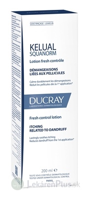 DUCRAY KELUAL SQUANORM Fresh Control Roztok svrbenie spojené s lupinami 1x200 ml