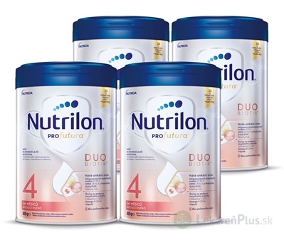 Nutrilon 4 Profutura DUOBIOTIK batoľacie mlieko (24+ mesiacov) 4x800 g (3200 g)