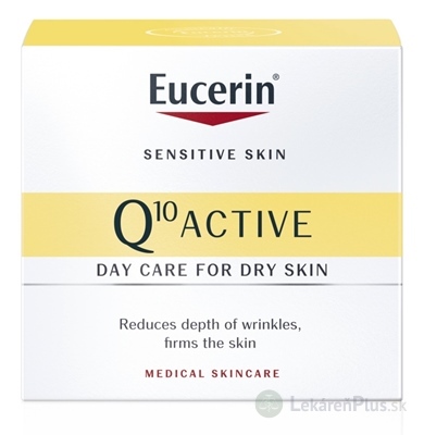 Eucerin Q10 ACTIVE denný krém proti vráskam vyhladzujúci na citlivú pokožku 1x50 ml