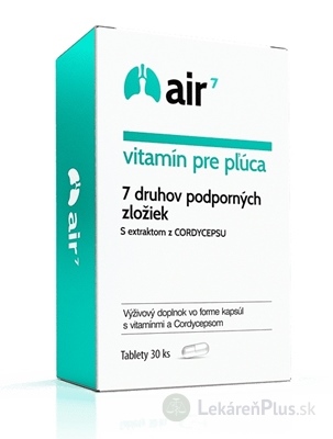 Air7 vitamín pre pľúca cps (7 zložiek+cordyceps) 1x30 ks