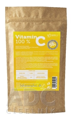 NUTRICIUS Vitamín C 100% prášok 1x50 g
