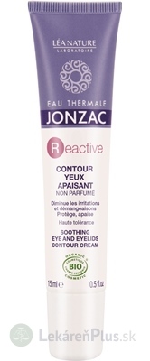 JONZAC Reactive Upokojujúci OČNÝ KRÉM BIO na veľmi citlivú pleť 1x15 ml