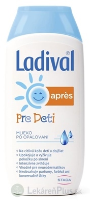 Ladival PRE DETI apres mlieko po opaľovaní 1x200 ml