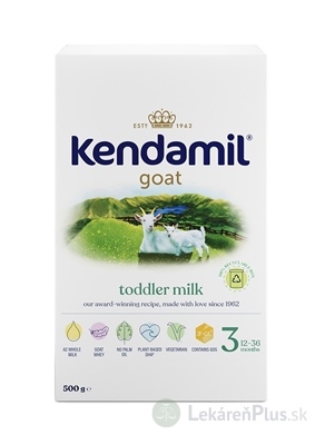KENDAMIL Kozie batoľacie mlieko 3 mliečna výživa malých detí (od ukonč. 12. mesiaca) 1x500 g