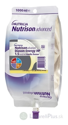 Nutrison advanced Diason Energy HP s vanilkovou príchuťou 8x1000 ml