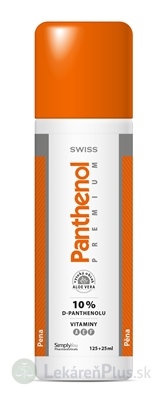 SWISS Panthenol PREMIUM 10% pena 125+25 ml zadarmo (150 ml)