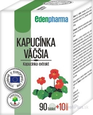 EDENPharma KAPUCÍNKA VÄČŠIA tbl 90+10 zadarmo (100ks)