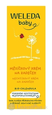 WELEDA baby NECHTÍKOVÝ dojčenský krém na zadoček (Calendula Babycreme) 1x30 ml