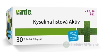 VIRDE KYSELINA LISTOVÁ AKTIV cps 1x30 ks