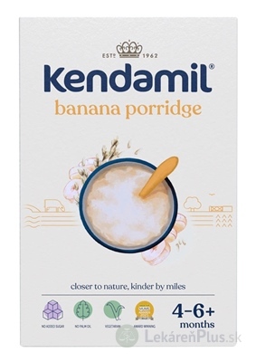 KENDAMIL Mliečna kaša s banánom (od ukonč. 4.-6. mesiaca) 1x150 g
