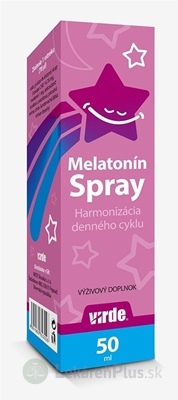 VIRDE Melatonín Spray ústny sprej 1x50 ml
