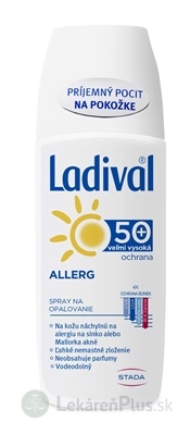 Ladival ALLERG SPF 50+ sprej na opaľovanie 1x150 ml