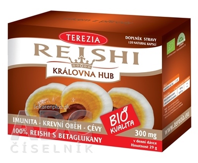 TEREZIA REISHI BIO KVALITA cps 1x120 ks