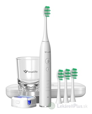 TrueLife SonicBrush GL UV sonická zubná kefka + nabíjací pohárik, sterilizátor a puzdro, 1x1 set