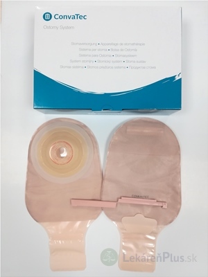 ESTEEM+ Flex Convex vrecko výpustné konvexné, ileostomické, s filtrom, nepriehľadné, s kontrolným okienkom, V1, 20-43 mm 1x10 ks