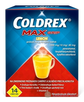 COLDREX MAXGRIP LEMON plo por (vre.papier/PE/Al/EMAA) 1x14 ks