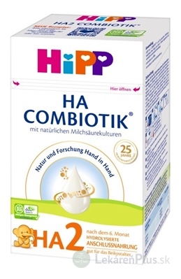 HiPP HA 2 COMBIOTIK následná mliečna dojčenská výživa (od 6. mesiaca) 1x600 g