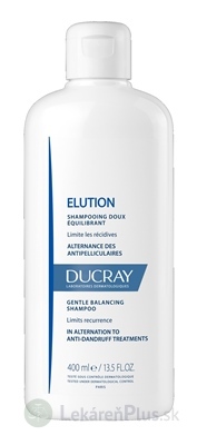 DUCRAY ELUTION Šampón navracajúci rovnováhu vlasovej pokožke 1x400 ml