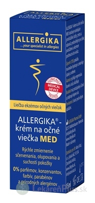 ALLERGIKA Krém na očné viečka MED 1x15 ml