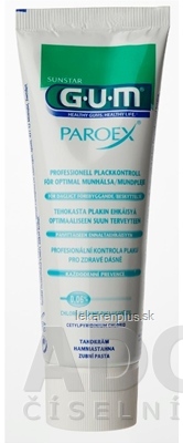 GUM zubná pasta PAROEX (CHX 0,06%) 1x75 ml