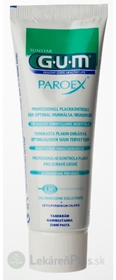GUM zubná pasta PAROEX (CHX 0,06%) 1x75 ml
