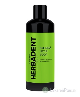 HERBADENT Original Bylinná ÚSTNA VODA 1x400 ml