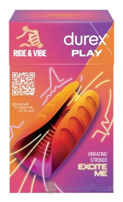 DUREX PLAY RIDE & VIBE vibračný masturbátor 1x1 ks