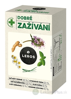 LEROS DOBRÉ TRÁVENIE nálevové vrecká (inov. 2021) 20x1,5 g (30 g)