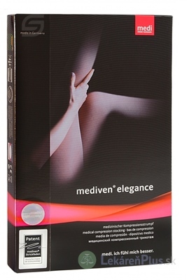 mediven elegance pančuchové nohavice veľkosť 4, (II.KT), krátke, čierne 1x1 ks