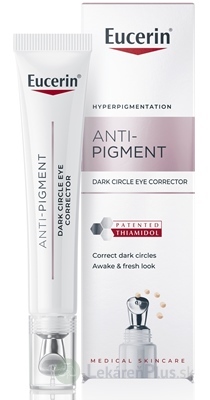 Eucerin ANTI-PIGMENT Rozjasňujúci OČNÝ KRÉM proti tmavým kruhom pod očami 1x15 ml