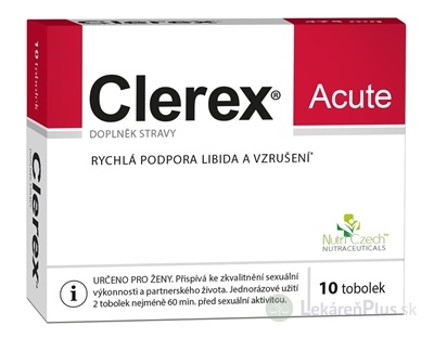 Clerex Acute cps, pre ženy, 1x10 ks