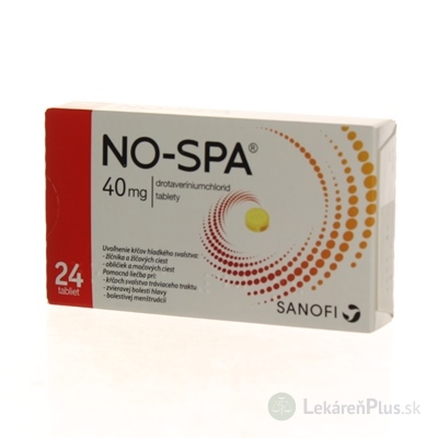 NO-SPA 40 mg tbl (blis.PVC/Al) 1x24 ks