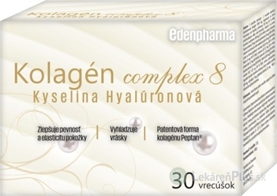 EDENPharma Kolagén complex 8 Kyselina Hyalurónová vrecúška 1x30 ks