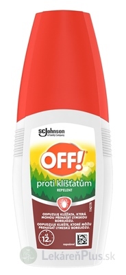 OFF! Proti kliešťom rozprašovač repelent 1x100 ml