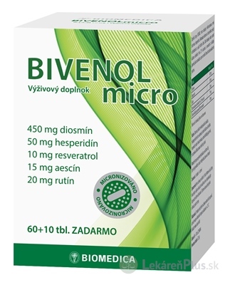 BIOMEDICA BIVENOL micro tbl 60+10 zadarmo (70 ks)