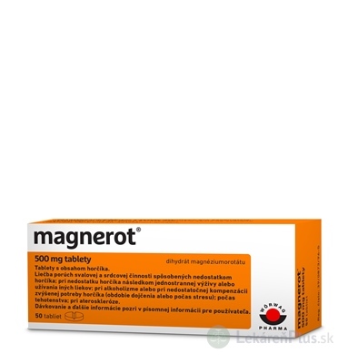 MAGNEROT 500 mg tbl (blis.PVC/PVDC/Al) 1x50 ks