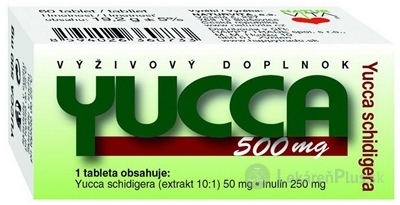 NATURVITA YUCCA 500 mg Yucca shidigera tbl 1x60 ks