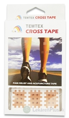 TEMTEX CROSS TAPE A type krížové tejpy 1x180 ks
