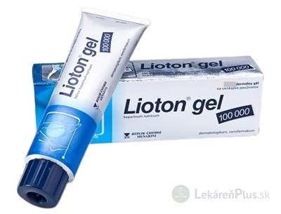 Lioton gel 100 000 gel (tuba Al) 1x100 g