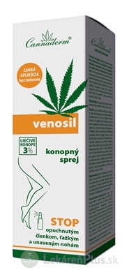 Cannaderm VENOSIL konopný sprej 1x150 ml