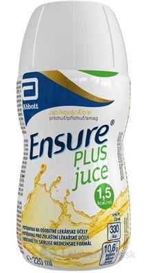 Ensure PLUS JUCE jablková príchuť (inov. 2024) 30x220 ml