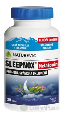 NATUREVIA SLEEPNOX Melatonín cps 1x30 ks