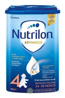 Nutrilon Advanced 4 batoľacia mliečna výživa v prášku (24-35 mesiacov) 1x800 g