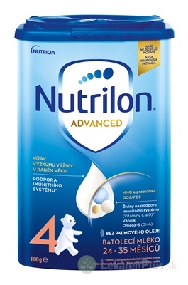 Nutrilon Advanced 4 batoľacia mliečna výživa v prášku (24-35 mesiacov) 1x800 g