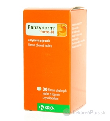 Panzynorm forte-N tbl flm (fľ.skl.hnedá) 1x30 ks