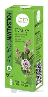 FYTO Folsalvin kvapky na kloktanie s pantenolom 1x50 ml