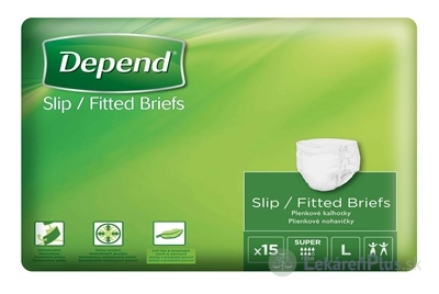 DEPEND Slip SUPER L priedušné plienkové nohavičky 1x15 ks