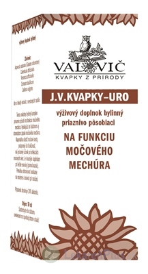 J.V. KVAPKY - URO na funkciu močového mechúra 1x50 ml