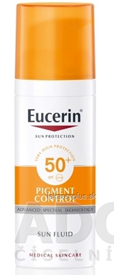 Eucerin SUN PIGMENT CONTROL SPF 50+ na tvár emulzia na opaľovanie s depigmentačným účinkom 1x50 ml